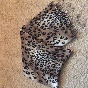 Animal print scarf